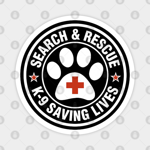 K9 Search & Rescue Magnet by parashop